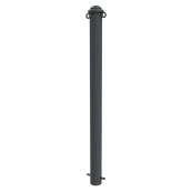 Ornamental bollard | Series 481B | � 82 mm | stationary, for casting in concretewith ground anchor, total length approx. 1300 mm | without lock | with 2 eyelets